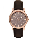  | Burberry Brown Leather Strap Brown Dial Quartz Watch for Men - BU9013 | Watches | Burberry | OneHub
