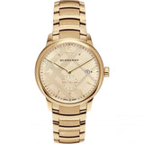 Burberry The Classic Gold Stainless Steel Gold Dial Quartz Watch for Men - BU10006