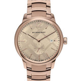 Burberry The Classic Rose gold Stainless Steel Rose Gold Dial Quartz Watch for Men - BU10013