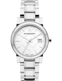 Burberry Silver Stainless Steel Silver Dial Quartz Watch for Women - BU9100