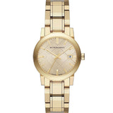 Burberry Gold Stainless Steel Gold Dial Quartz Watch for Women - BU9134