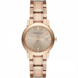 Burberry The City Rose gold Stainless Steel Rose Dial Quartz Watch for Women - BU9135
