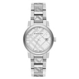 Burberry Silver Stainless Steel Silver Dial Quartz Watch for Women - BU9144