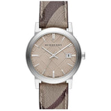 Burberry The City Multicolor Leather Strap Brown Dial Quartz Watch for Women - BU9029