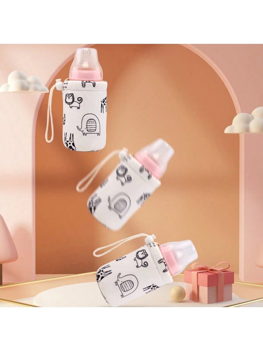  | SHEIN Baby Bottle Protective Cover, Portable Cartoon Bottle Sleeve, Outdoor Milk Warmer | Bags | Shein | OneHub