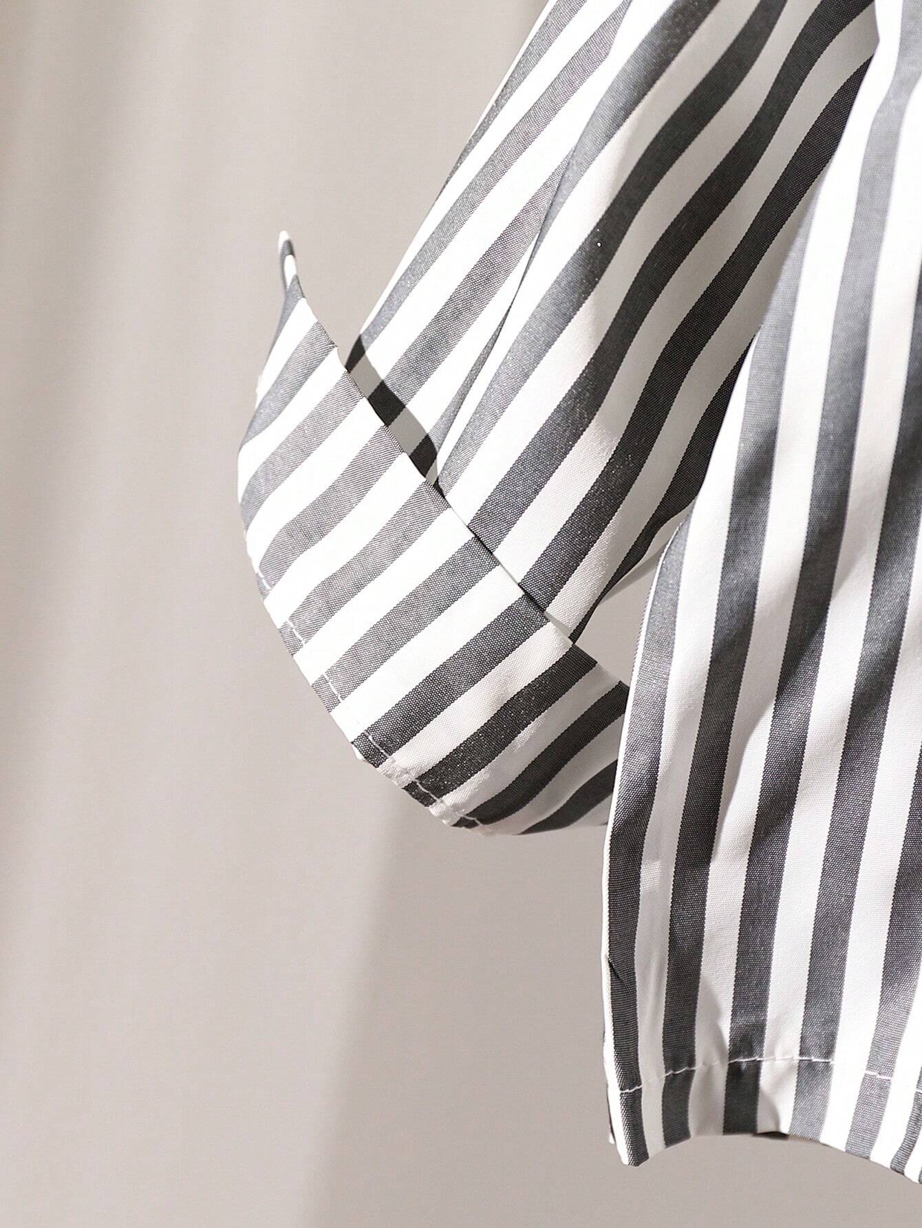  | SHEIN Baby Boy 2pcs Set: Striped Stylish Shirt And Black Suit Pants | Dress | Shein | OneHub