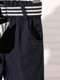 | SHEIN Baby Boy 2pcs Set: Striped Stylish Shirt And Black Suit Pants | Dress | Shein | OneHub