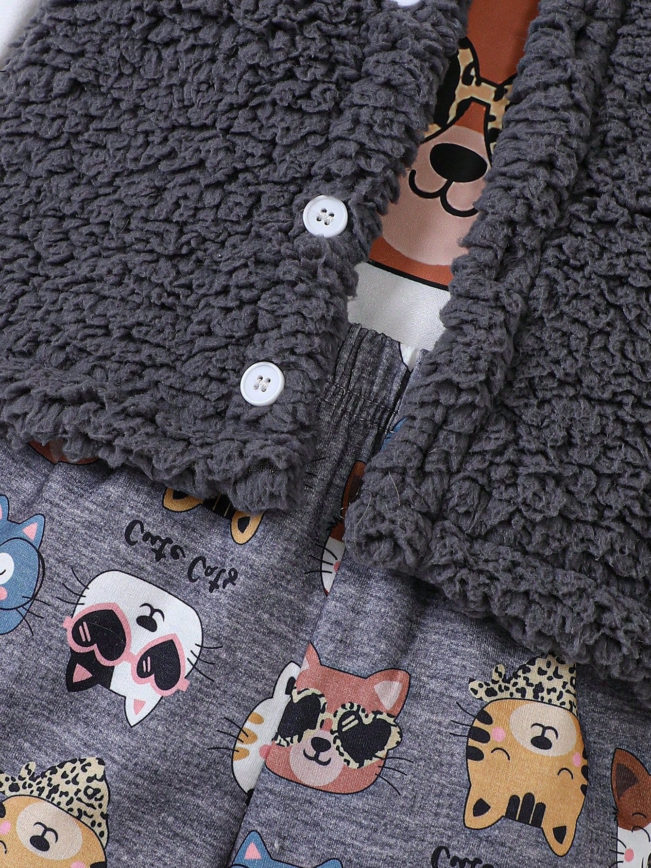  | SHEIN Baby Boy 3D Ear Patched Hooded Teddy Vest Coat & 1pc Cartoon Graphic Bodysuit & 1pc Pants | Dress | Shein | OneHub