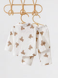  | SHEIN Baby Boy Cartoon Graphic Patched Pocket Shirt & Pants | Dress | Shein | OneHub