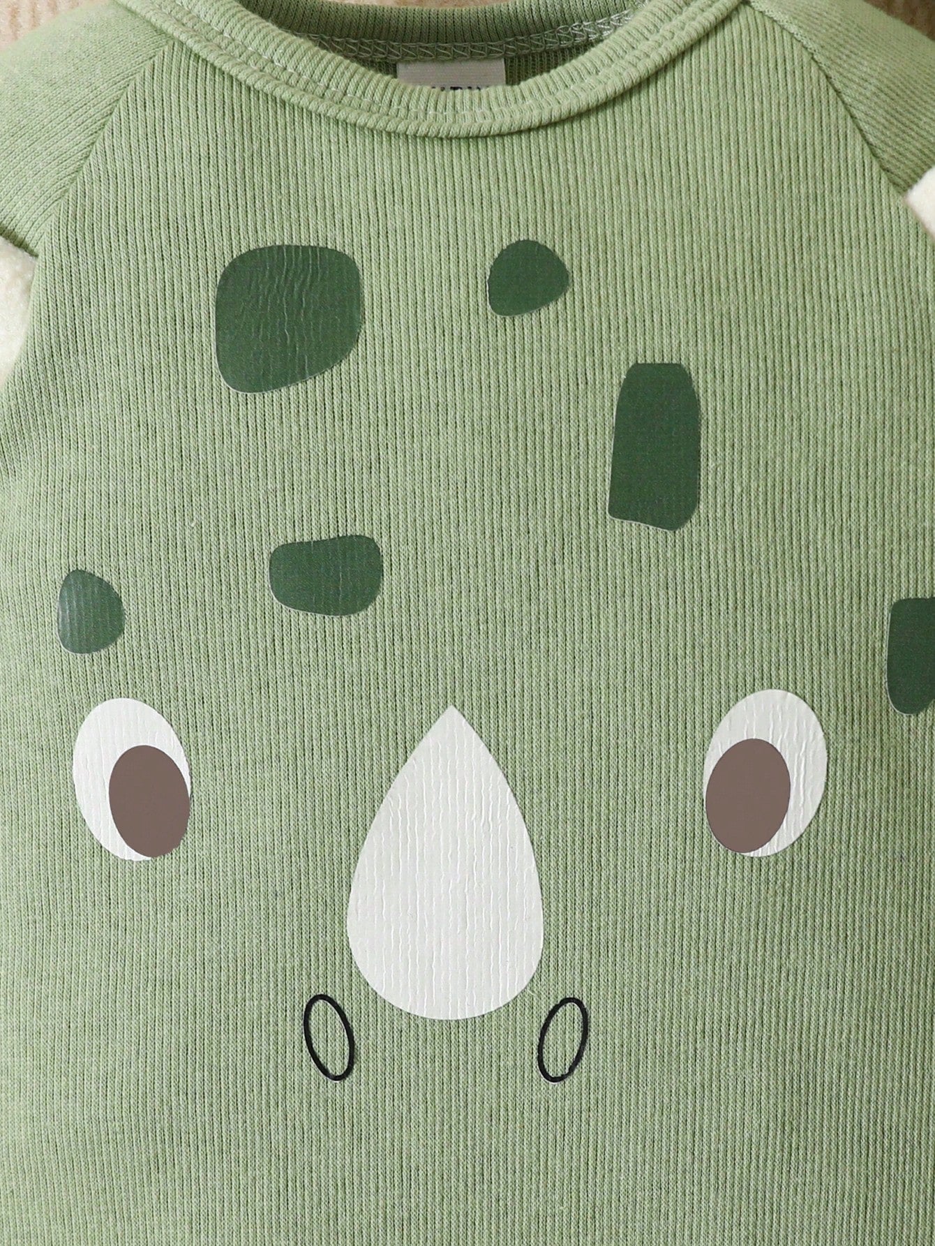  | SHEIN Baby Boys 3D Ear Cute Expression Printed Long Sleeve Footie Jumpsuit | Dress | Shein | OneHub