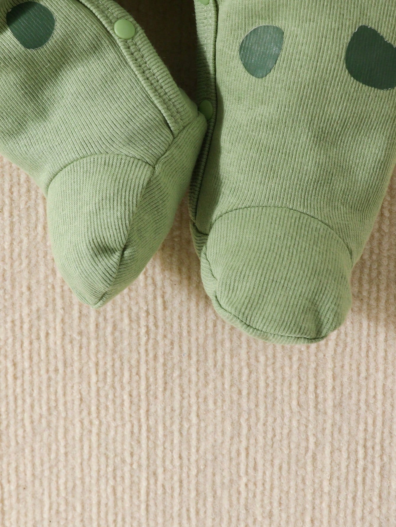  | SHEIN Baby Boys 3D Ear Cute Expression Printed Long Sleeve Footie Jumpsuit | Dress | Shein | OneHub