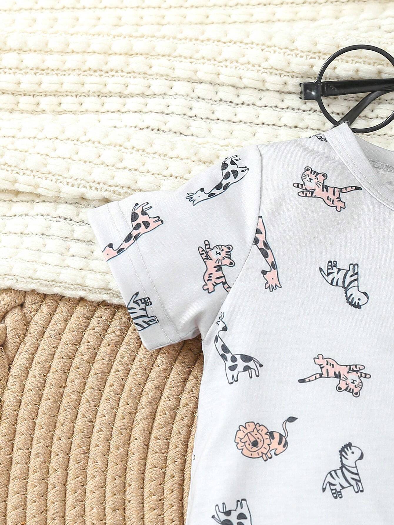  | SHEIN Baby Boy's Stylish Casual Striped Print Romper Set Of 3 For Spring/Summer | Dress | Shein | OneHub