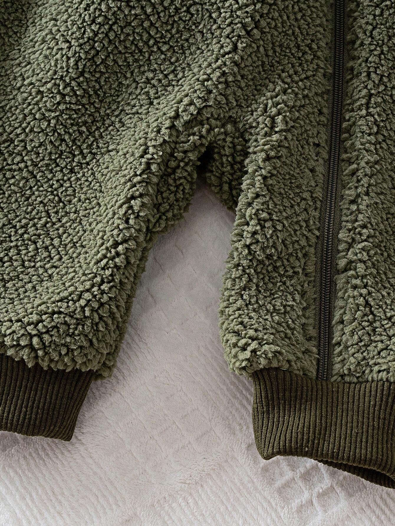  | SHEIN Baby Boys Winter Fleece Dinosaur Jumpsuit Outerwear | Dress | Shein | OneHub