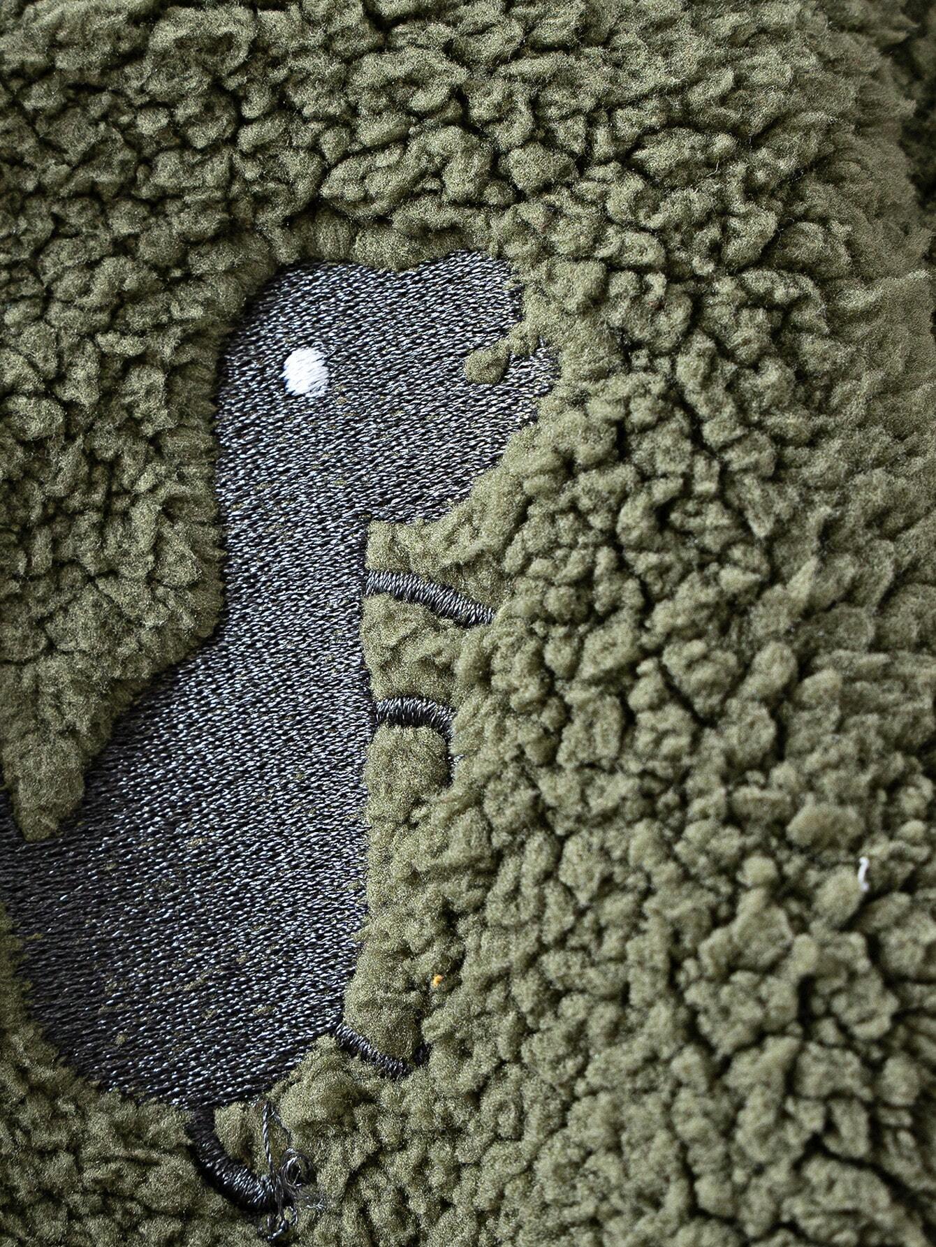  | SHEIN Baby Boys Winter Fleece Dinosaur Jumpsuit Outerwear | Dress | Shein | OneHub