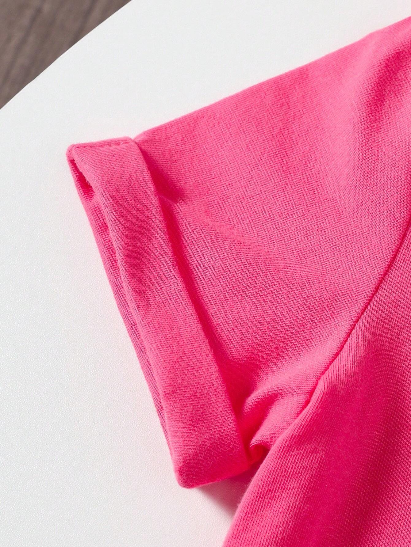  | SHEIN Baby Girl Casual Fashionable Berry Printed Overalls Shorts & Solid Short Sleeve T-Shirt Summer Outfit | Dress | Shein | OneHub