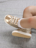  | SHEIN Baby Girls Lace Up Plaid Embossed Skate Shoes For Outdoor | Bags | Shein | OneHub