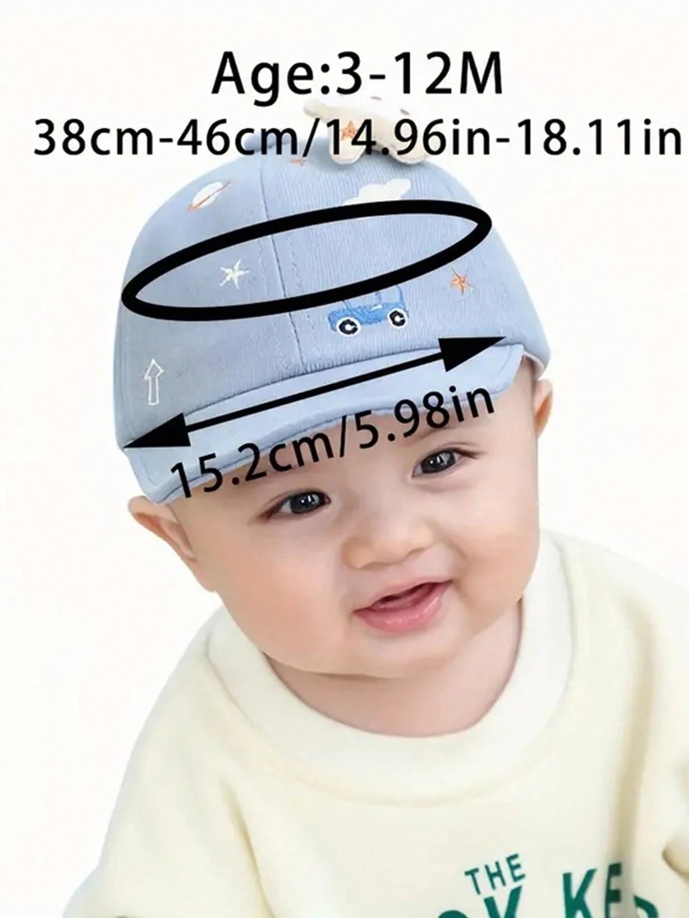  | SHEIN Baby Hat, Cute Car Graphic Soft Brim Baseball Cap For Toddler Boys & Girls | Cap | Shein | OneHub