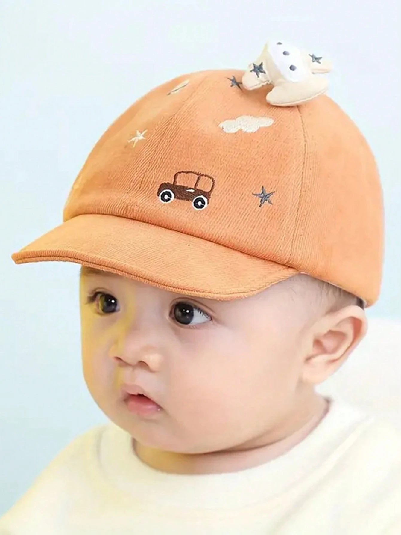  | SHEIN Baby Hat, Cute Car Graphic Soft Brim Baseball Cap For Toddler Boys & Girls | Cap | Shein | OneHub