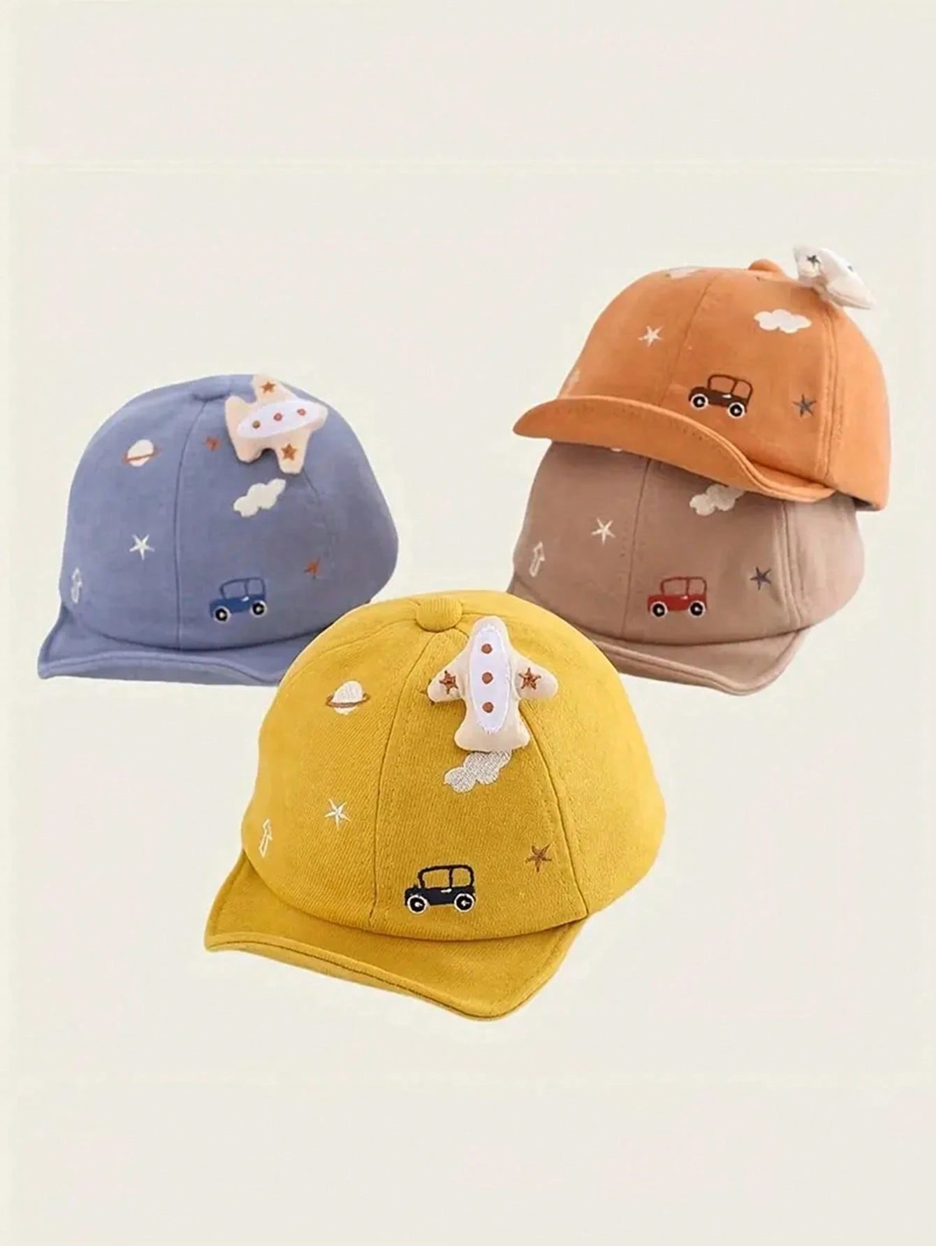  | SHEIN Baby Hat, Cute Car Graphic Soft Brim Baseball Cap For Toddler Boys & Girls | Cap | Shein | OneHub