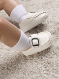  | SHEIN Baby Metal Decor Litchi Embossed Buckle Decor Loafers | Bags | Shein | OneHub