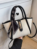  | SHEIN CONTAINEVERY Skinny Scarf Decor Satchel Bag With Inner Pouch | Bags | Shein | OneHub
