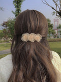 SHEIN Camellia Hair Clip, Female, Summer, Bangs Side Clip, Back Of Head Clip, Headwear, Spring Hair Clip, Internet Famous New Hair Accessory, School Stuff