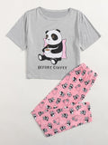  | SHEIN Cartoon Panda Print Pyjama Set | PJ Set | Shein | OneHub