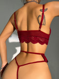  | SHEIN Classic Sexy 5pack Floral Lace Wireless Garter Lingerie Set | Lingerie Set | Shein | OneHub