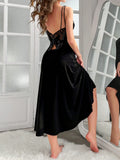  | SHEIN Contrast Lace Butterfly Pattern Backless Cami Nightdress | Night Dress | Shein | OneHub