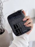 SHEIN Crocodile Embossed Card Holder