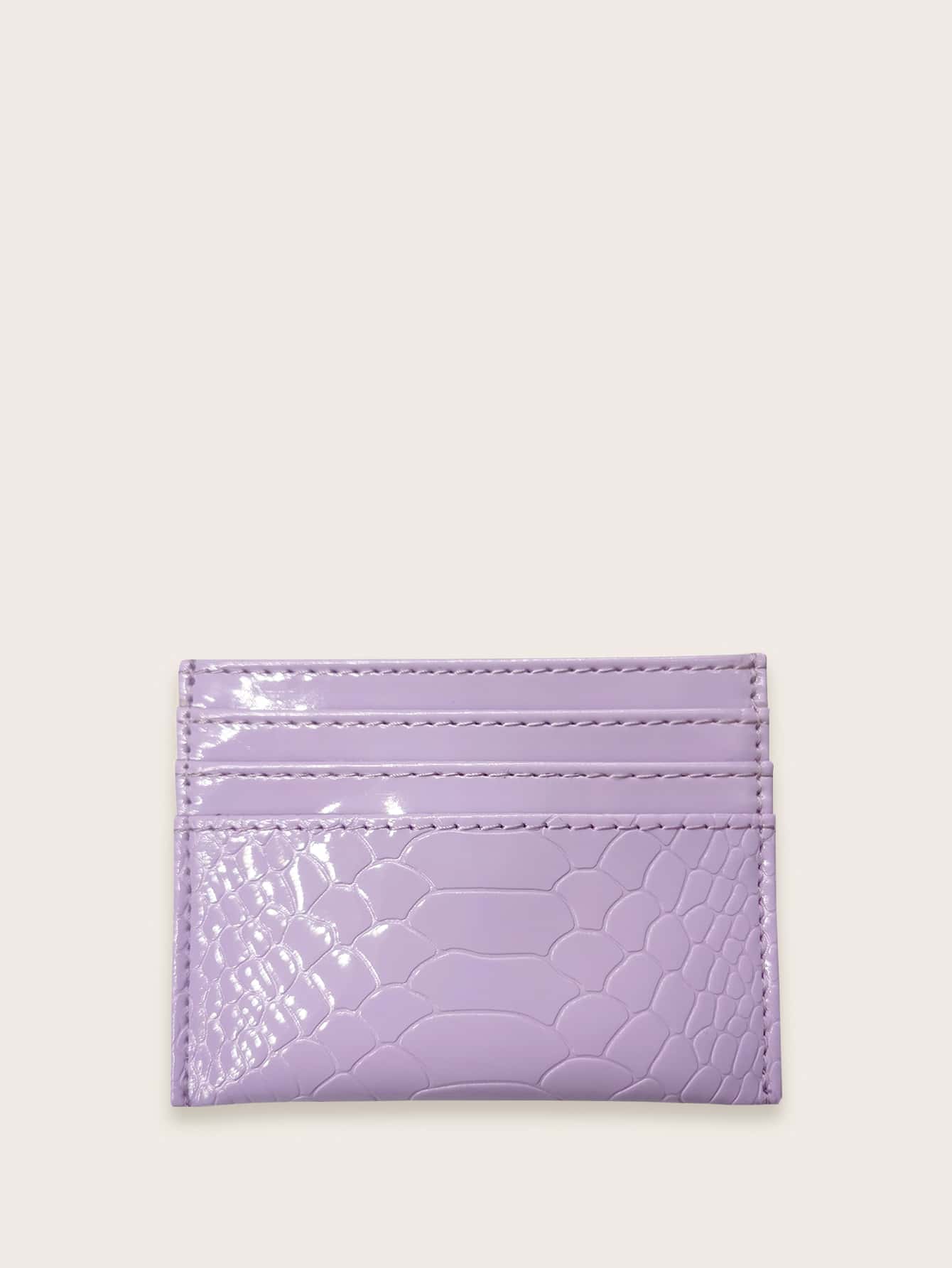  | SHEIN Crocodile Embossed Purse Card Holder | Wallet | Shein | OneHub