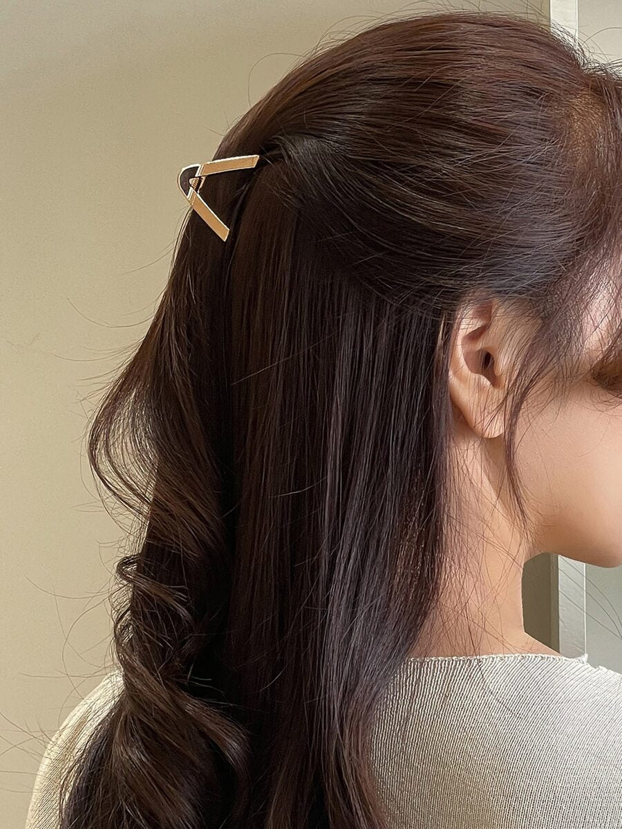  | SHEIN DAZY Geometric Hair Claw For Daily Use For Girls Hairstyles Casual | Hair Accessories | Shein | OneHub