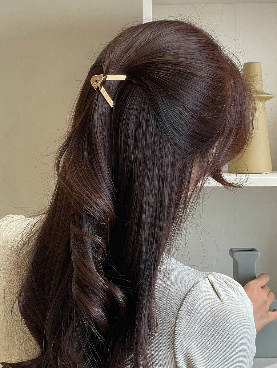  | SHEIN DAZY Geometric Hair Claw For Daily Use For Girls Hairstyles Casual | Hair Accessories | Shein | OneHub