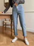  | SHEIN DAZY High Waist Straight Leg Cropped Jeans | Pants | Shein | OneHub
