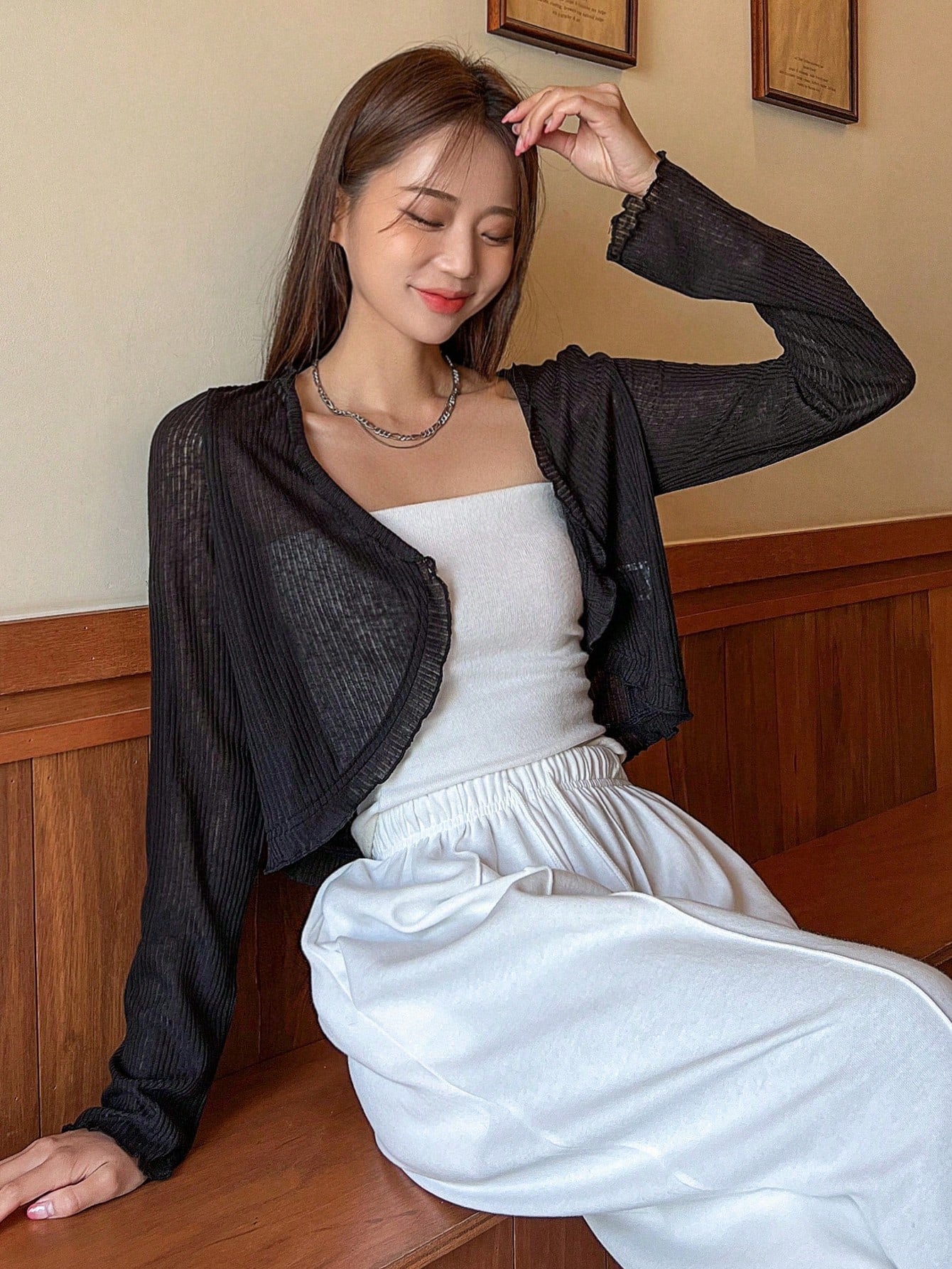  | SHEIN DAZY Solid Button Front Crop Jacket | Jacket | Shein | OneHub