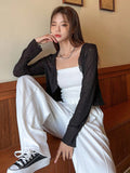  | SHEIN DAZY Solid Button Front Crop Jacket | Jacket | Shein | OneHub