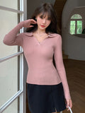  | SHEIN DAZY Solid Ribbed Knit Sweater | Sweater | Shein | OneHub