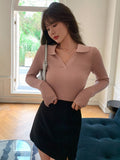  | SHEIN DAZY Solid Ribbed Knit Sweater | Sweater | Shein | OneHub