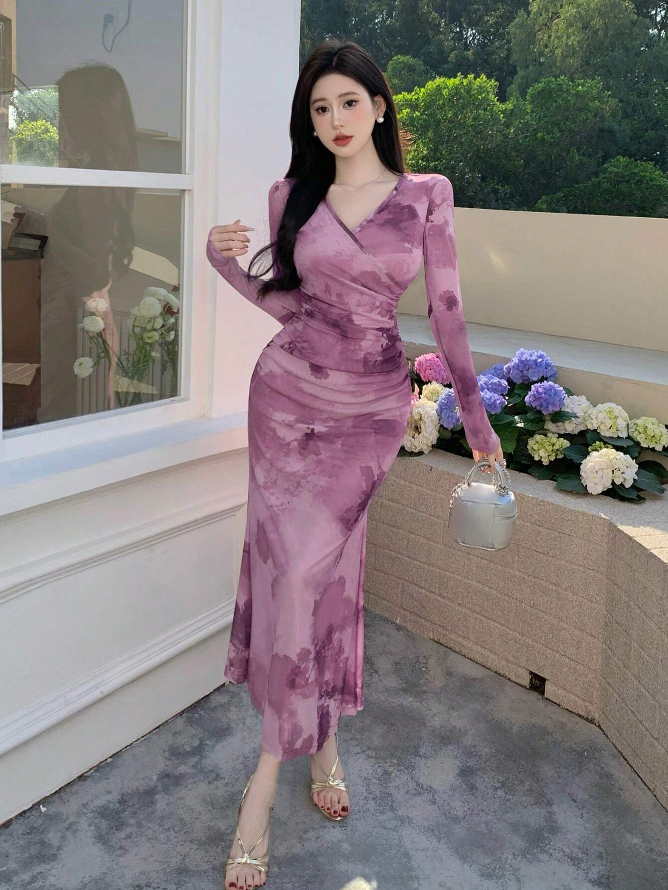  | SHEIN DAZY Women Ombre Wrap Design Long Dress | Dress | Shein | OneHub