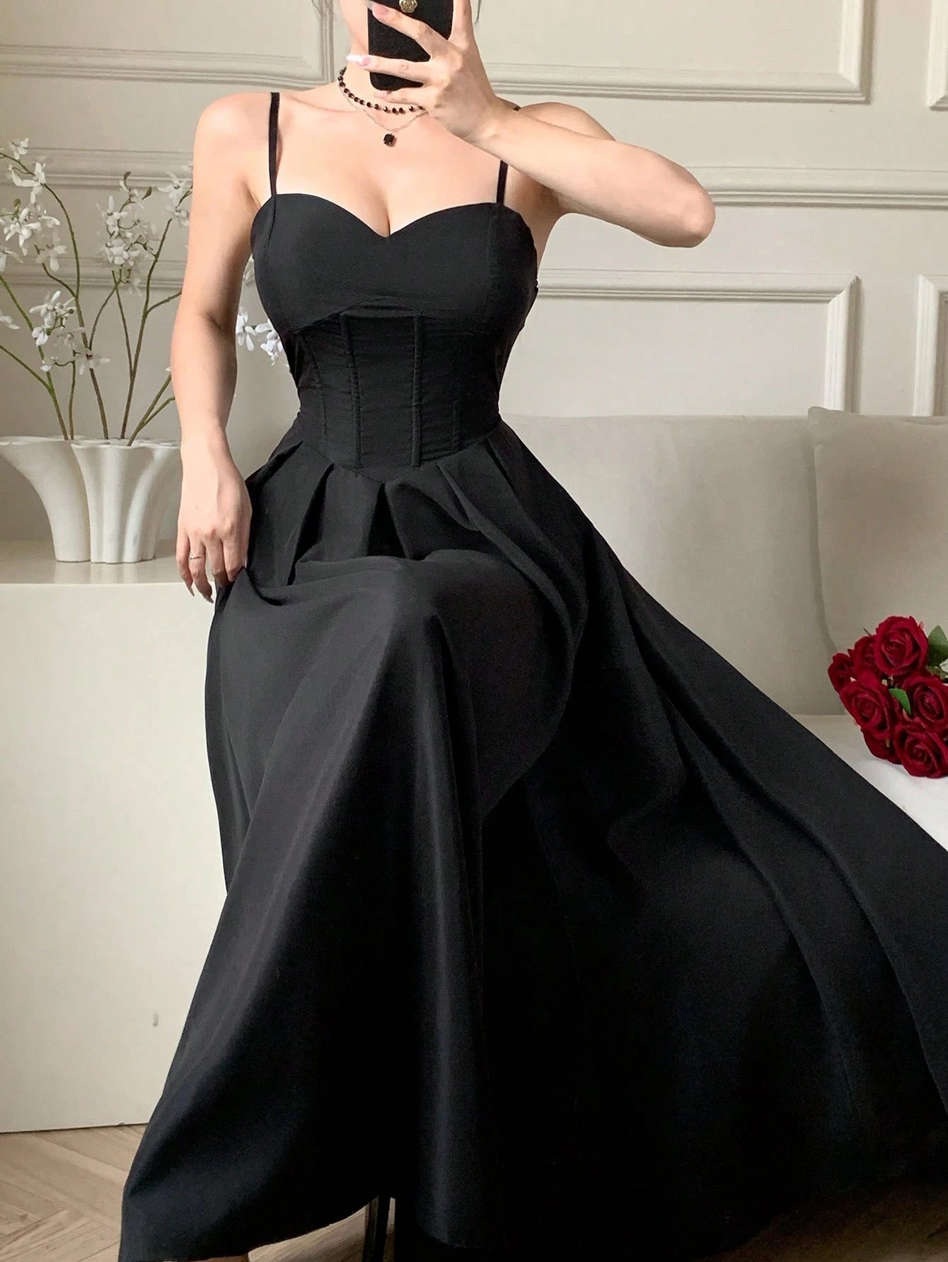  | SHEIN DAZY Women Summer Elegant Waist Drawstring Strap Dress | Dress | Shein | OneHub