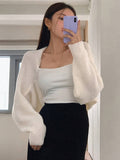  | SHEIN DAZY Women's Casual Solid Color Batwing Sleeve Cardigan | Sweater | Shein | OneHub