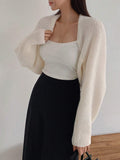  | SHEIN DAZY Women's Casual Solid Color Batwing Sleeve Cardigan | Sweater | Shein | OneHub
