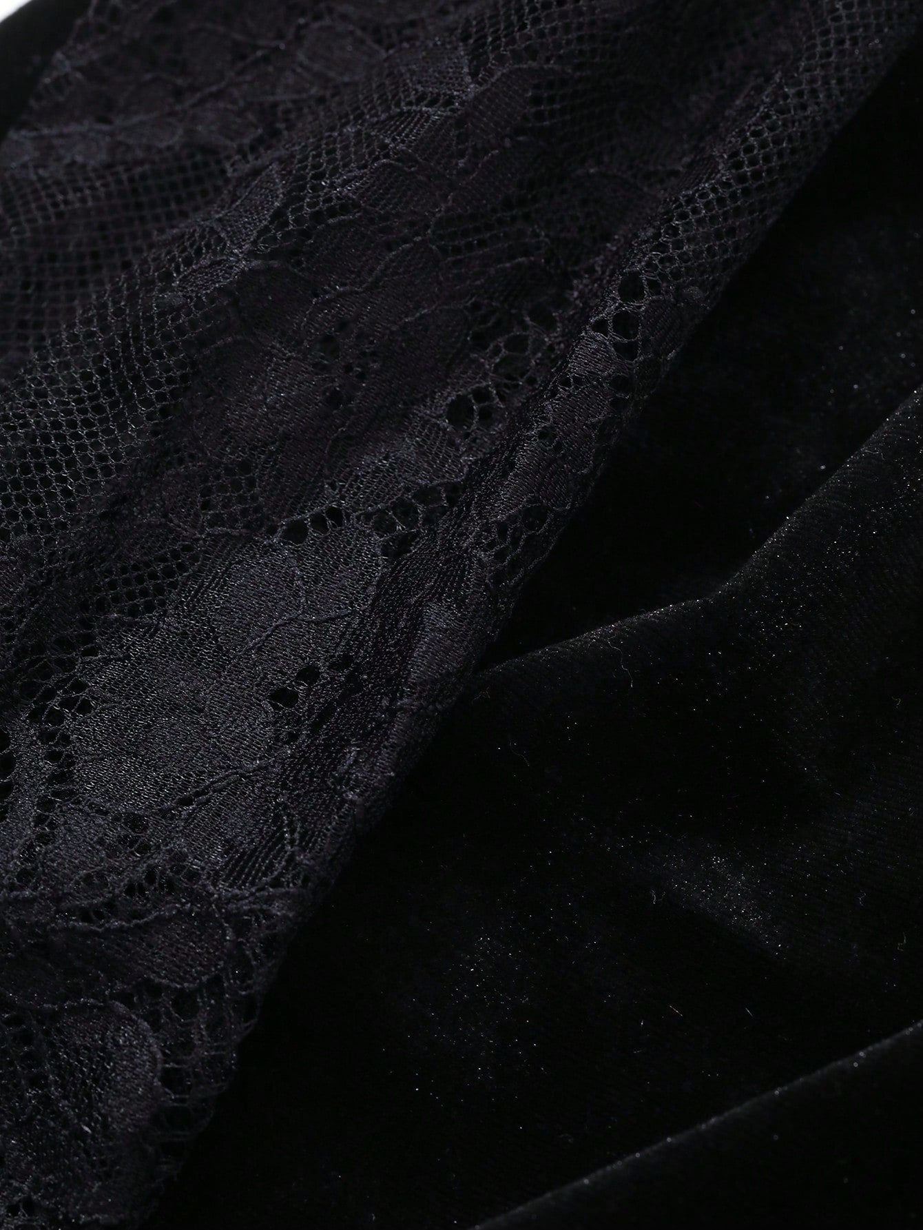  | SHEIN DAZY Women's Elegant Contrast Lace Long Dress, Autumn ,New Year Eve Prom Dress Elegant Long Sleeve Dress | Dress | Shein | OneHub