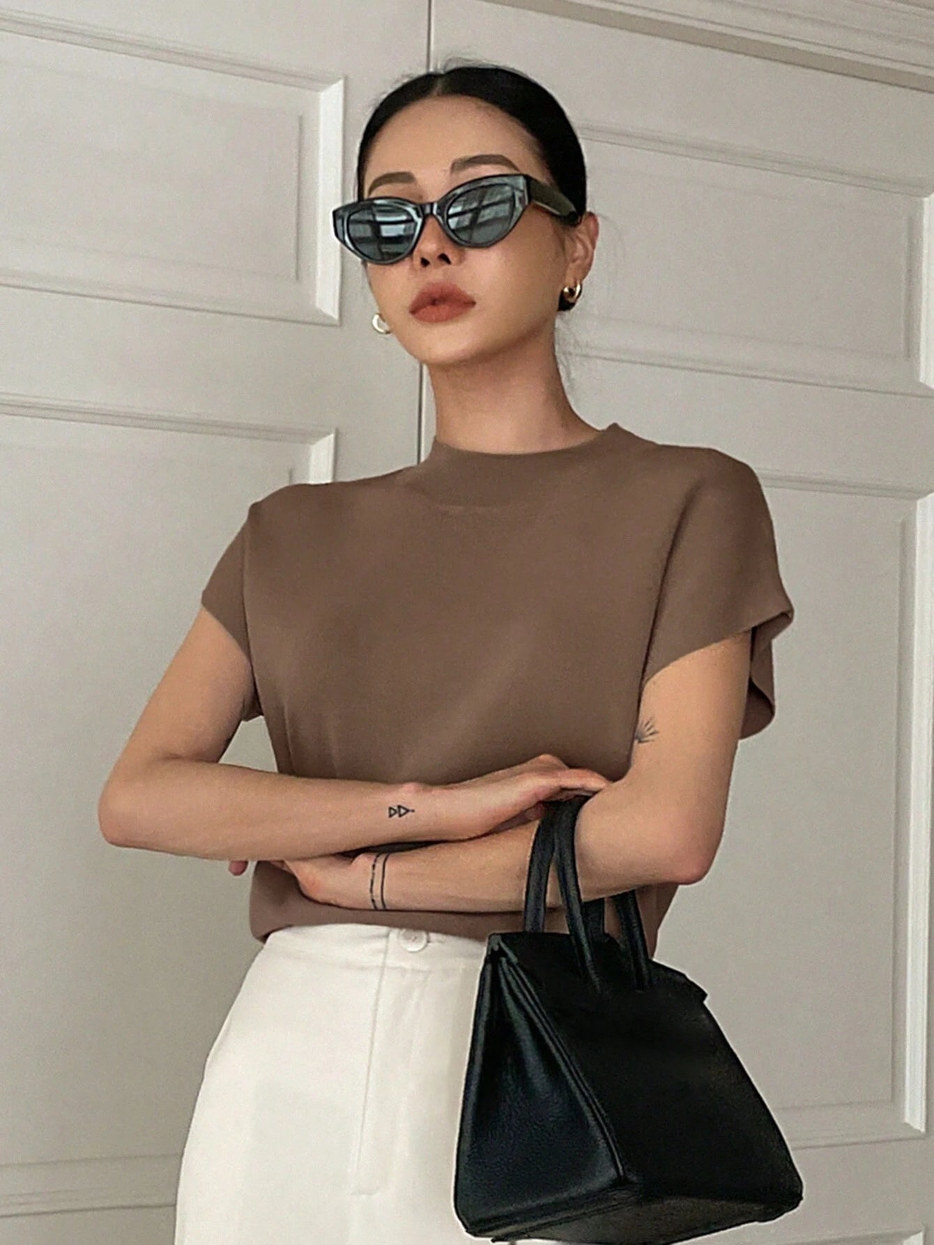  | SHEIN DAZY Women's Short Sleeve Ribbed Knit Sweater | Sweater | Shein | OneHub