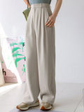  | SHEIN Dazy-Less Plicated Detail Wide Leg Trousers | Pants | Shein | OneHub