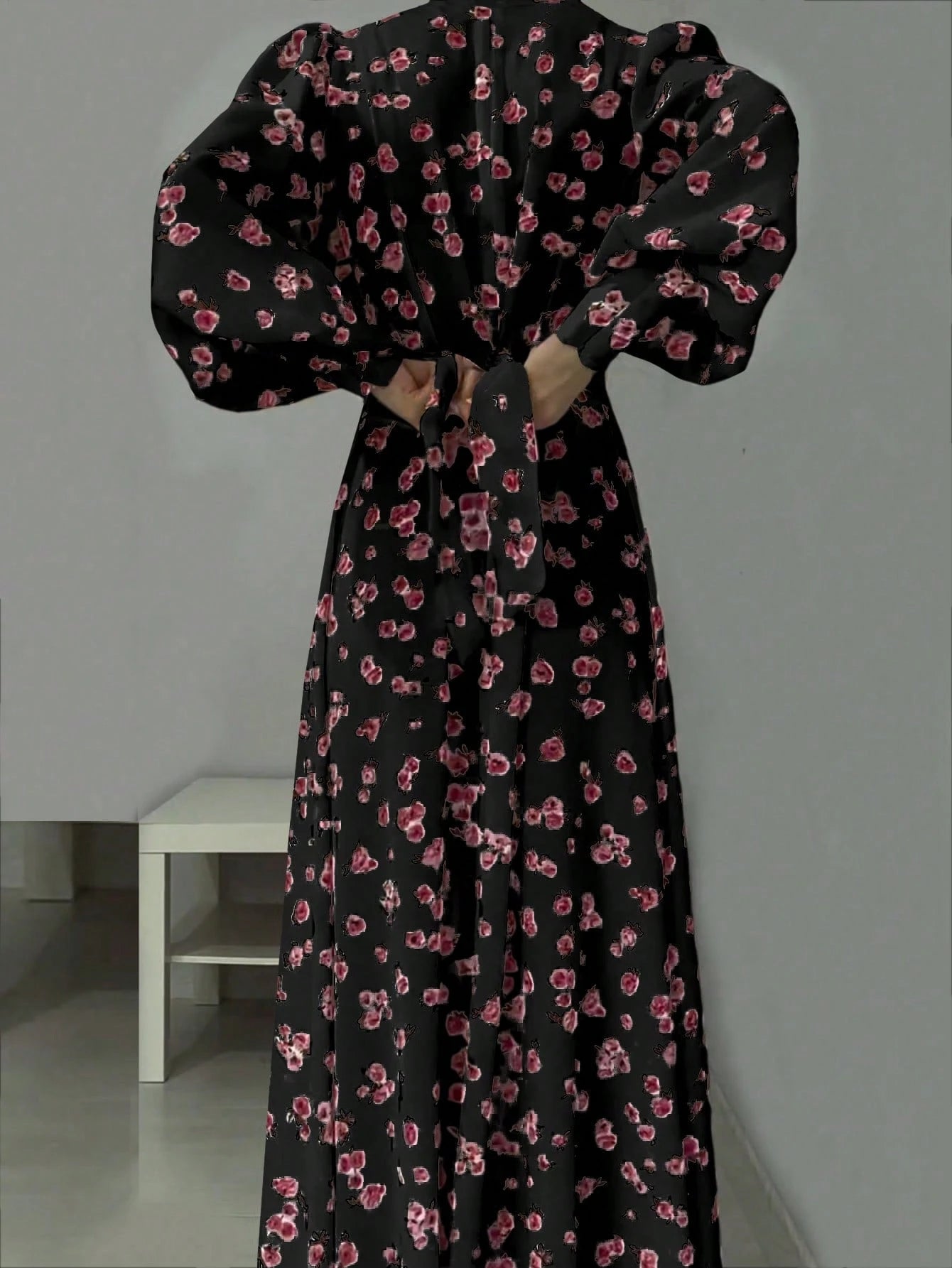  | SHEIN Ditsy Floral Long Sleeve Casual Day Dress, Minimalist & Stylish | Dress | Shein | OneHub