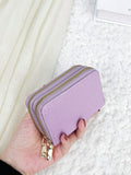  | SHEIN Double Zipper Wallet Business Card Holder Wallet | Wallet | Shein | OneHub