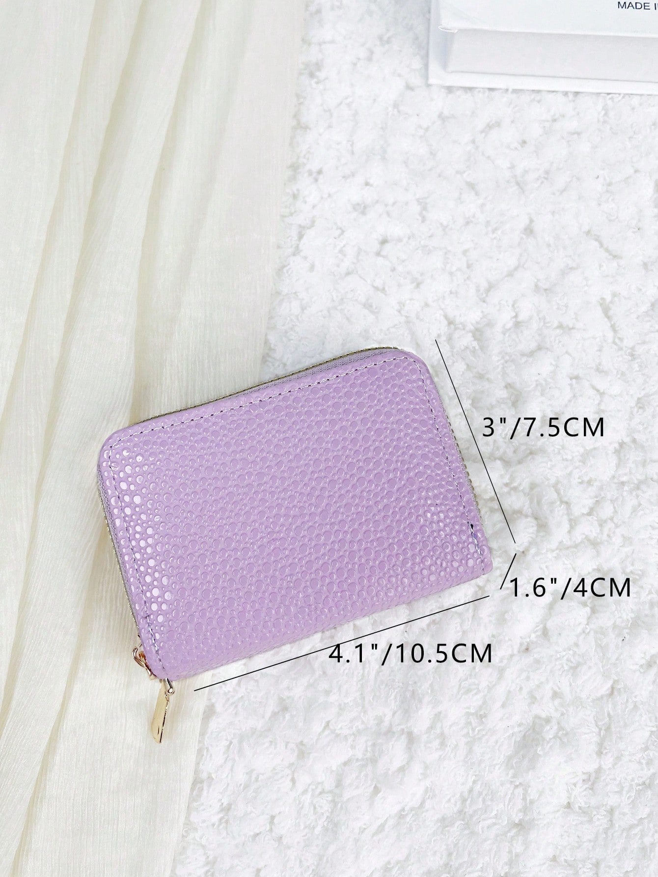  | SHEIN Double Zipper Wallet Business Card Holder Wallet | Wallet | Shein | OneHub