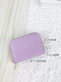  | SHEIN Double Zipper Wallet Business Card Holder Wallet | Wallet | Shein | OneHub