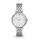 Fossil Jacqueline Silver Stainless Steel Silver Dial Quartz Watch for Women - ES3631